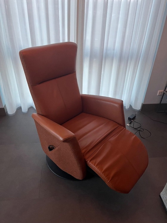 Prominent sta-op stoel – Verstelbare relaxstoel, Leather, Textile (photo 4 of 9)