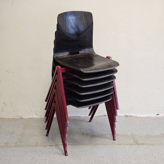 Image 1 of Vintage Pagholz Galvanitas S22 eetkamerstoelen