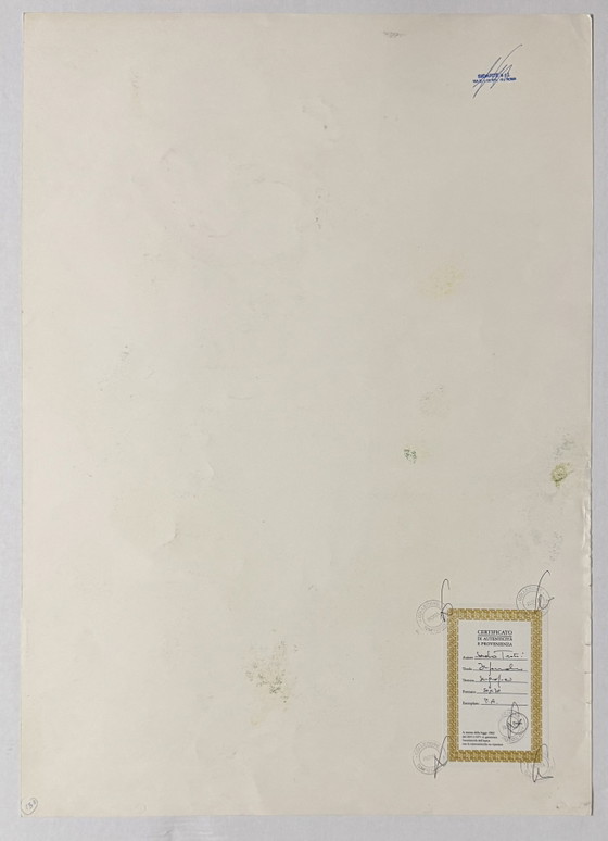 Sandro Trotti 50x70cm Siebdruck, informelle, zeitgenössische Kunst – Lithographien & Drucke, Paper (photo 6 of 6)