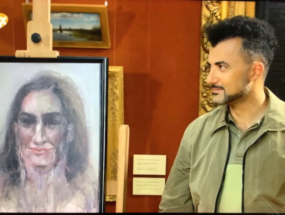 Image 1 of Schilderij Monic Hendrickx (Sterren op het doek)