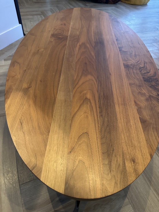 Image 1 of Montis Flint oval coffee table walnut
