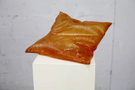 Image 1 of Lamp, Cushion-shaped Light Sculpture, Signed Hajime Goto, Japan