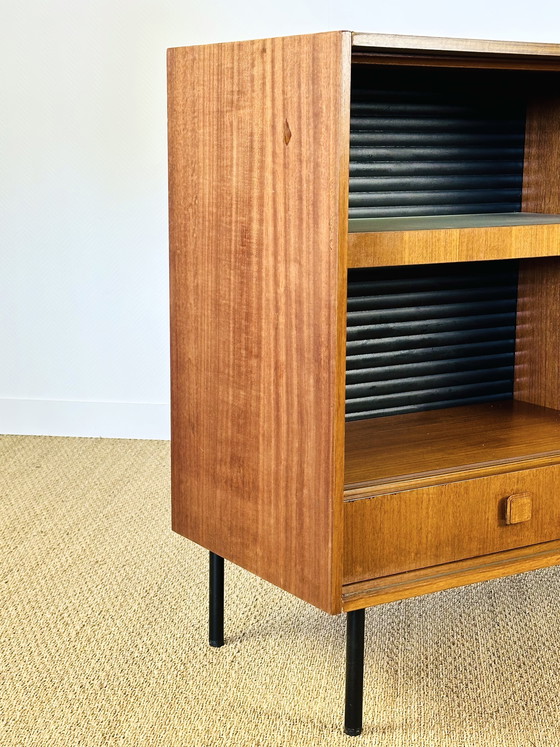 Image 1 of Enfilade haute scandinave en teck 1960