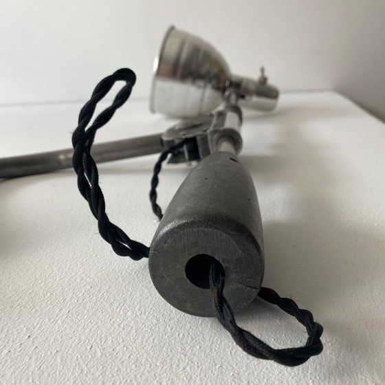 Image 1 of OUDE SOLERE INDUSTRIËLE WANDLAMP MET TEGENGEWICHT