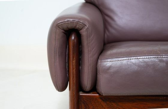 Ampio Divano Loft Minimalista, Italia anni '70 – Divani 3 posti, Wood, Leather (photo 7 of 19)