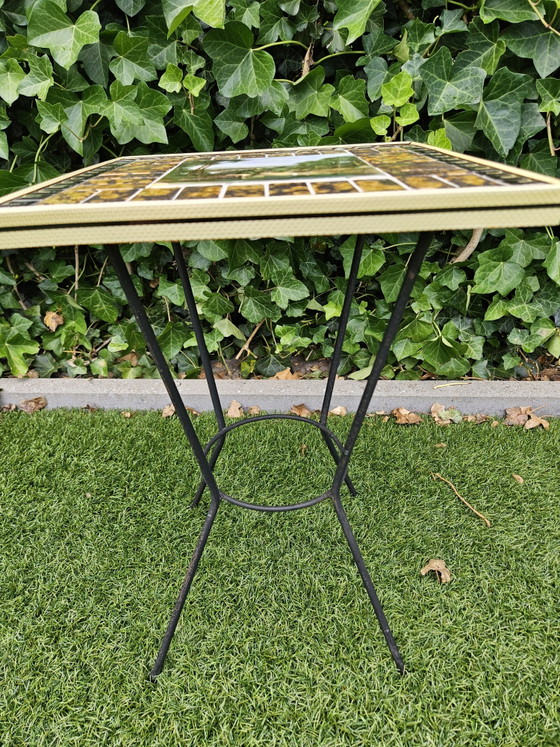 Vintage Bijzettafel Jaren 70 – Ceramic, Metal (photo 2 of 7)