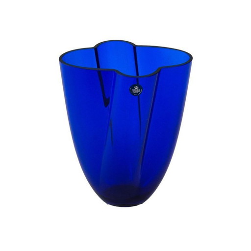 Cobalt vase, Danish design, 1980s, manufacturer: Royal Copenhagen