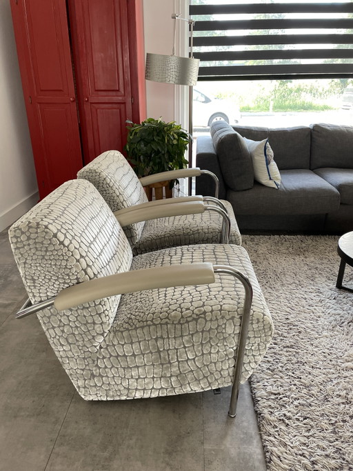 1 ou 2 Leolux Scylla avec du tissu de Designers Guild