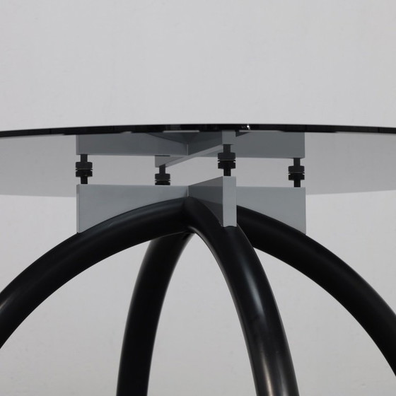 Image 1 of Table de salle à manger araignée postmoderne d'Ettore Sottsass pour Knoll International, Italie, années 1980