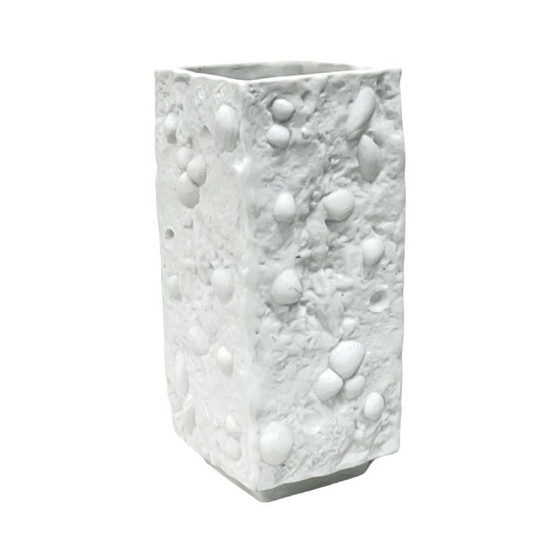 Image 1 of Fossiele koekjesvaas, VEB Kunstporzellan Ilmenau, Duitsland, jaren 70