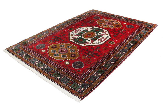 Image 1 of Origineel handgeknoopt oud Kazak tapijt 240 x 170 cm