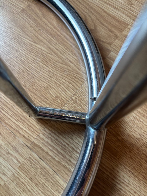 Image 1 of ClassiConAdjustable Table E 1027 side table Ø52 clear glass