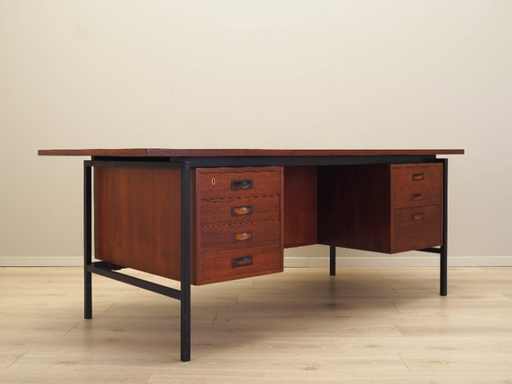 Image 1 of Scrivania in teak, design danese, anni '70, produttore: Danimarca
