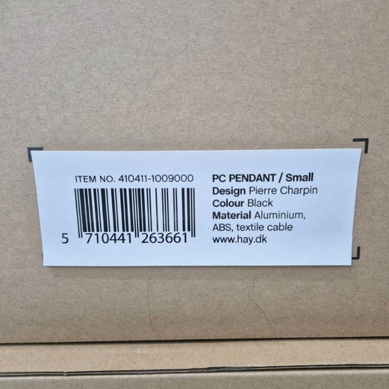 Image 1 of HAY PC Hanger S — Pierre Charpin, matzwart