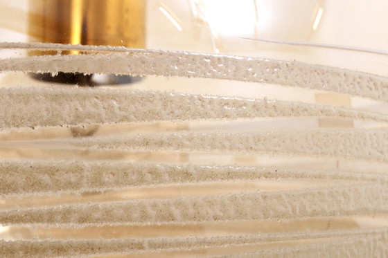 Image 1 of Lámpara colgante Glashütte Limburg de cristal ámbar, años 60