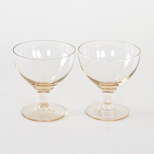 Set dessertkommen, Deens design, jaren 70, vervaardigd in Denemarken.