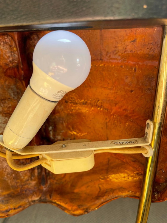 Image 1 of Zeldzame antieke lamp van echt schildpadschild - een echt verzamelobject