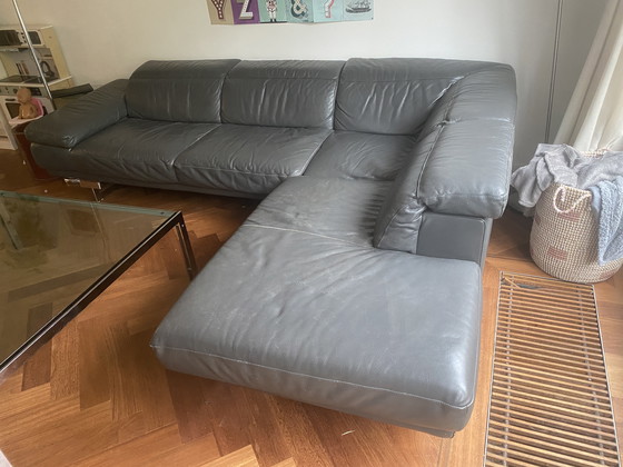 Image 1 of Natuzzi Ecksofa aus Leder