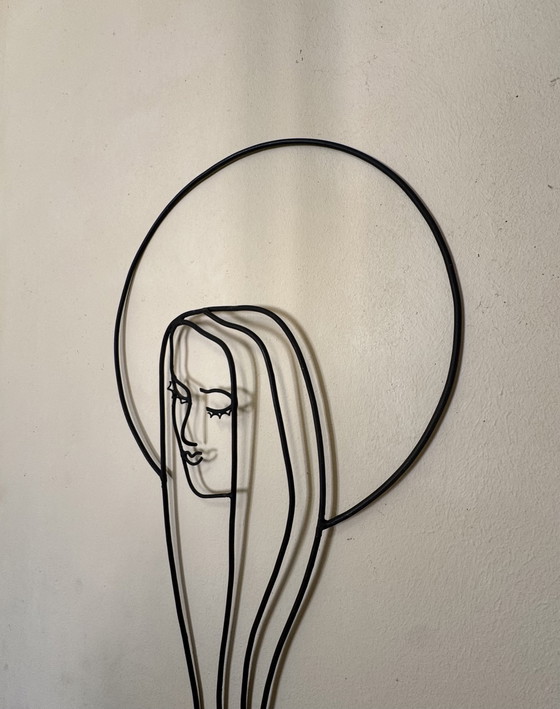 Image 1 of Scultura in filo metallico degli anni '60