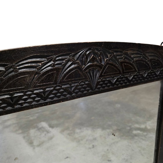 Image 1 of Specchio antico in legno Art Nouveau, primi anni del 1900