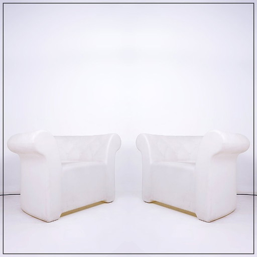 Paire de fauteuils Serralunga Sirchester avec éclairage, pour intérieur/extérieur