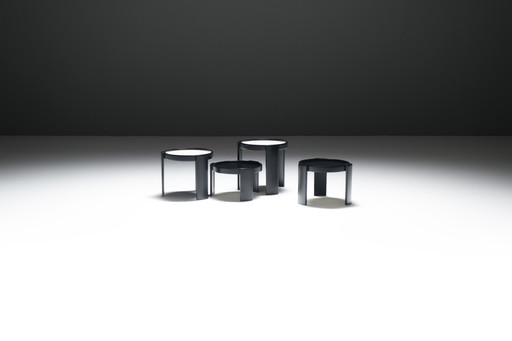 Tables gigognes "780" en édition limitée par Gianfranco Frattini pour Cassina Italy