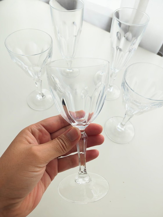 Set di 5 bicchieri in cristallo Cristal d'Arques (Washington) – Bicchieri e caraffe (photo 5 of 6)