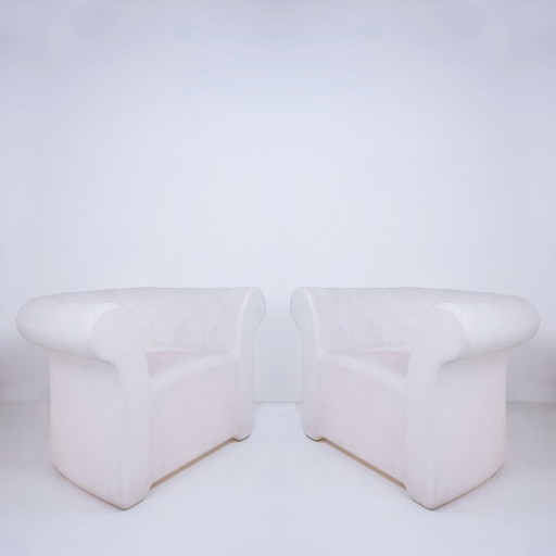 Paire de fauteuils Serralunga Sirchester avec éclairage, pour intérieur/extérieur