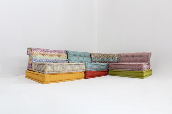 Image 1 of Canapé Mah Jong Roche Bobois Missoni design par Hans Hopfer, lot de 12