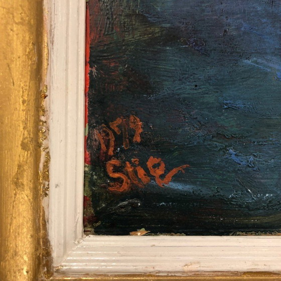 Image 1 of Peinture vintage de Stig Harder Olsen