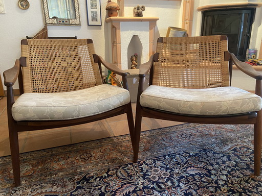 Loungestoelen Type 400 van Hartmut Lohmeyer voor Wilkhahn, Duitsland 1950