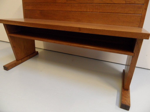 Vintage oak bench