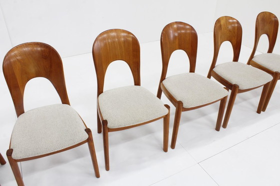 Image 1 of Vintage Danish Mid-Century Dining Room Chairs Niels Koefoed, Set of 6