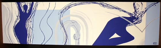 Image 1 of Bureau Cees Braakman x Pastoe avec l'art de Studio Opknappers