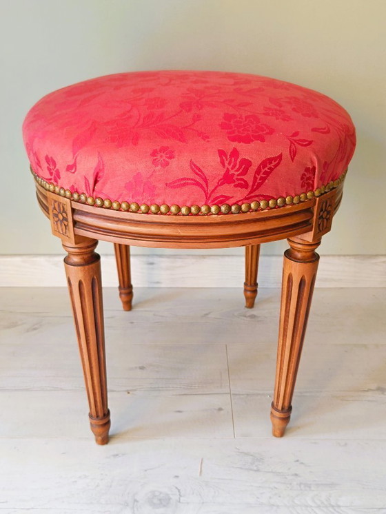 Image 1 of Panca in stile Luigi XVI in legno massello di ciliegio