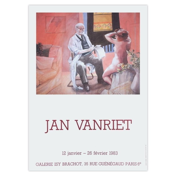 Image 1 of Jan VANRIET Expo 83 - Galerie Isy Brachot poster 1983