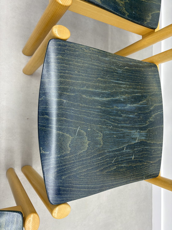 4 x Vintage Kusch & Co Design Stoelen – kusch co, Eetkamerstoelen, Wood (photo 12 of 15)