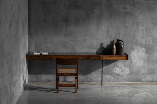 Consola de pared modernista, Francia, década de 1960