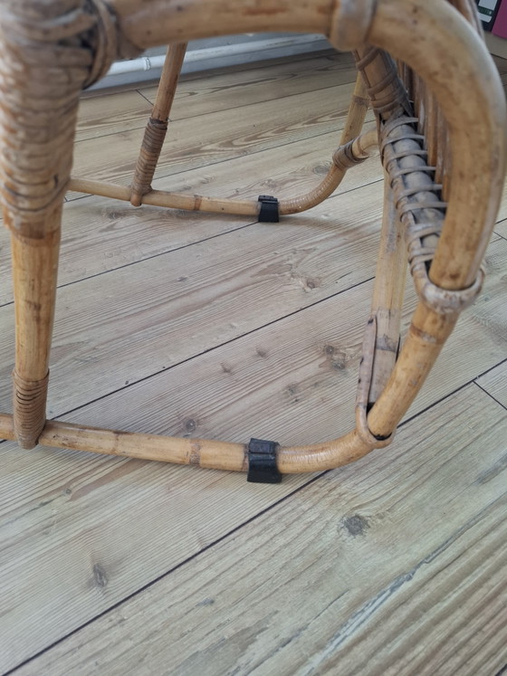 Retro Rattan Armchair (photo 3 of 5)