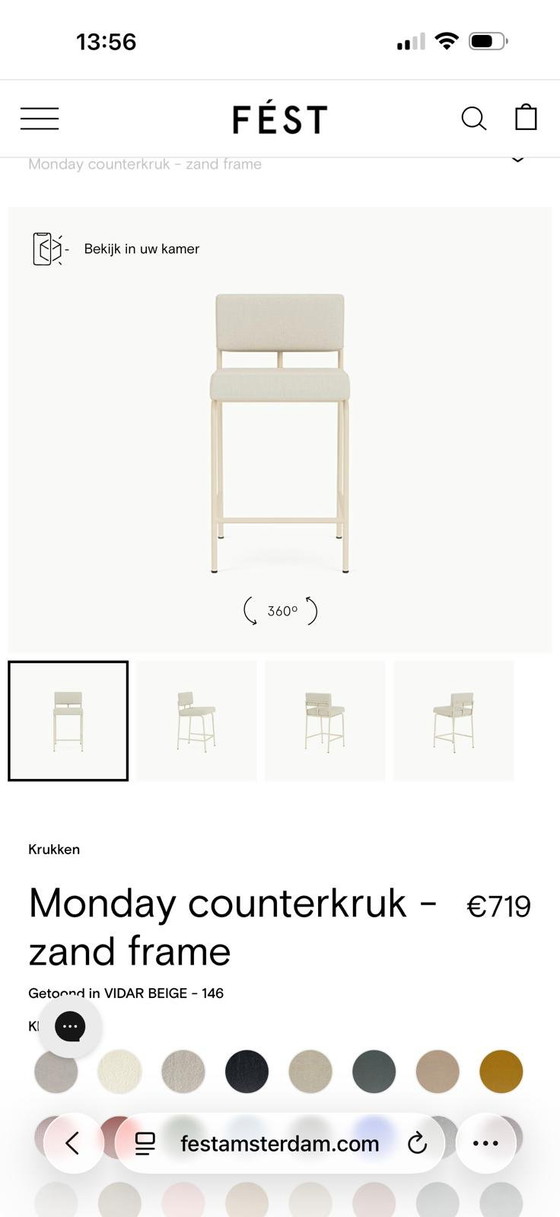 Image 1 of Fest Amsterdam Monday counterkruk - marco zand
Getoond en VIDAR BEIGE - 146