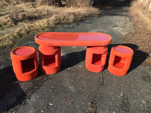 Kaptafels van Kecskeméti Bútorértéskesítő Vállalat, 1975, Set van 6