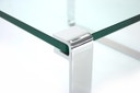 Nuovo! Tavolino DRAENERT 1022 Classic, tavolino, tavolino, vetro 19 mm, cromo, prezzo normale 2075,-€ in confezione originale