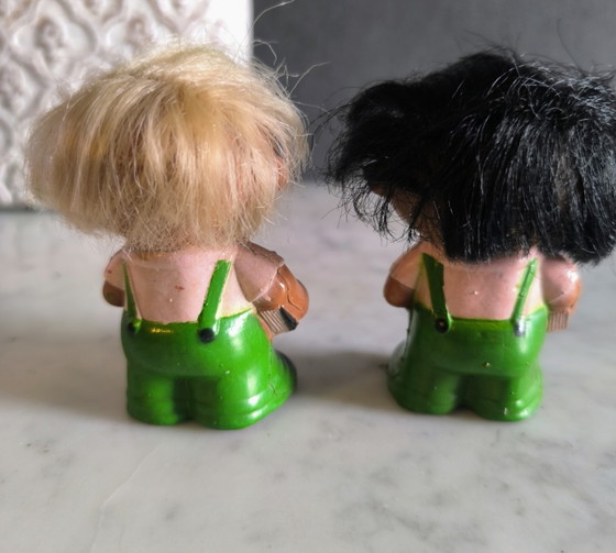 Statuette vintage in gomma – Decorazione, Rubber, Textile (photo 2 of 5)