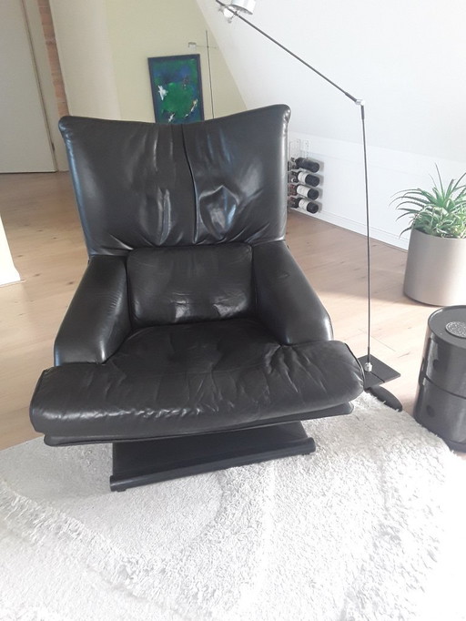 1 Rolf Benz draai stoel 9500