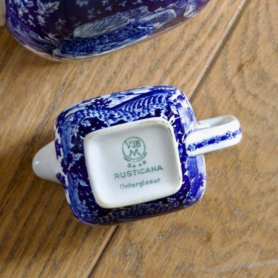 Image 1 of Tetera y jarra para crema de Villeroy & Boch Rusticana de 1913