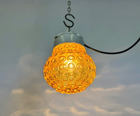 Suspension vintage en porcelaine blanche, années 1970 – Glass, Ceramic (photo 10 of 14)