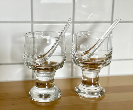 91 Vintage drinking glasses manufactured by Iittala