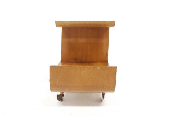 Image 1 of Skandinavische Kommode aus Ulmenholz, schwedischer moderner Stil, Schweden, 1940