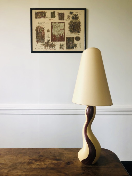 Ceramic lamp by Louis Drimmer, design