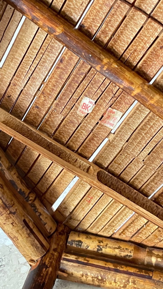 Image 1 of Vintage bamboo coffee table